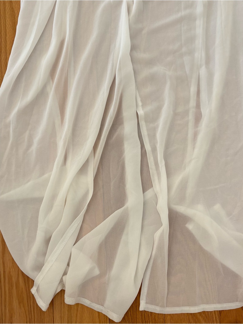 White Crochet Detail Maxi Dress coverup - Picture 3 of 8